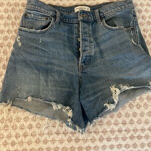 Abercrombie high rise dad short